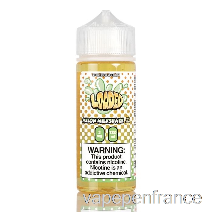 Milkshake Au Melon - E-liquide Chargé - Vapeurs Impitoyables - Stylo Vape 120 Ml 6 Mg